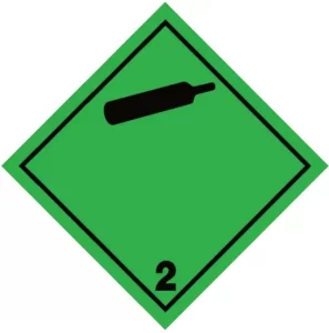 Clase 2 Gases 5 etiqueta 2 2 liquidos no inflamables no toxicos blanca 1